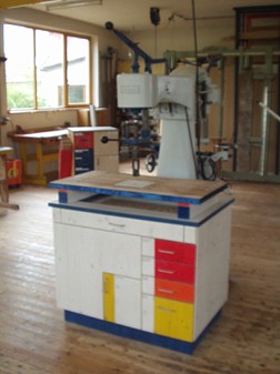 Vorrichtungsbau an Ständerbohrmaschine