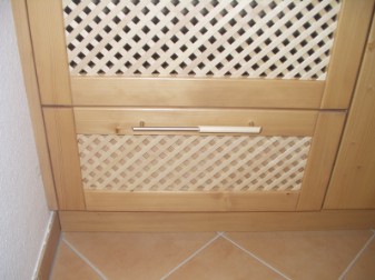 Ansicht Massivholzgitter