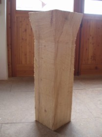 Fichtenstamm nachher