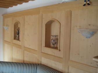 Wandverkleidung Fichte massiv